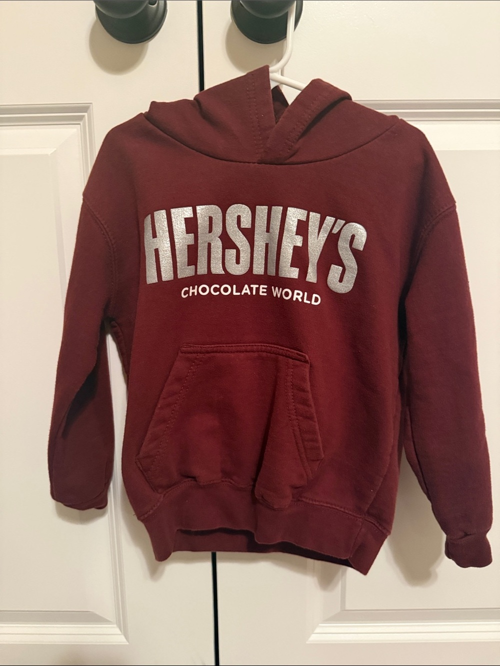 Kids' Maroon Hoodie - Chocolate World
